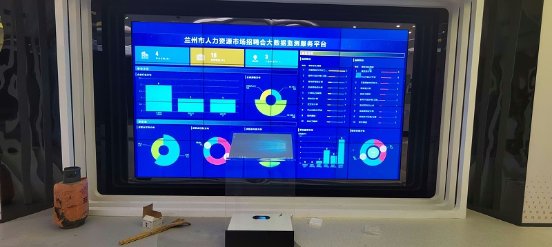 中億睿液晶屏、智能滑軌助力蘭州人力資源產(chǎn)業(yè)園打造創(chuàng)意科技化數(shù)字展廳